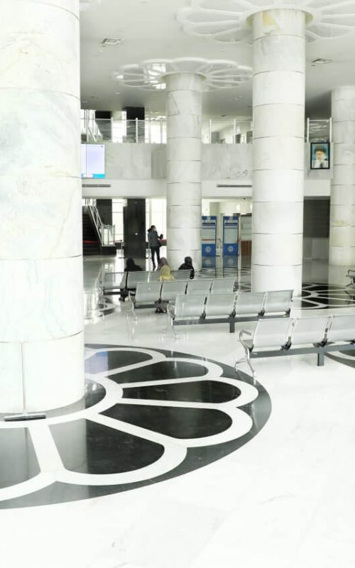 لابی اصلی بیمارستان بوعلی سینا