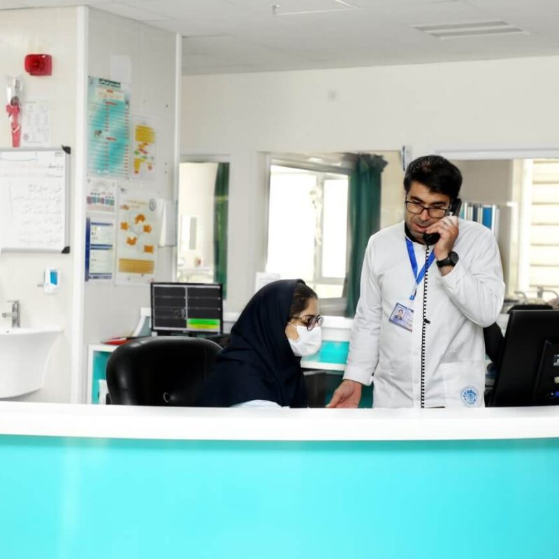 پذیرش بیمارستان بوعلی سینا شیراز ۲